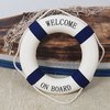 Rettungsringe "Welcome on Board" blau