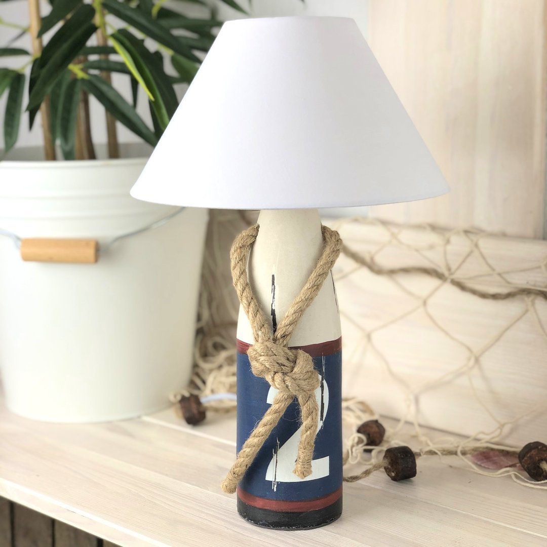 Tau-Lampe mit Schirm Tau perfekt für die maritime Dekoration 