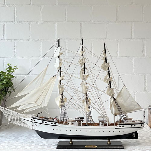 Deko Segelschiff Danmark 80 cm
