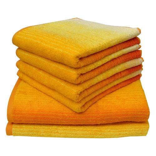 Duschtuch aus Bio-Baumwolle "Colori" gelb
