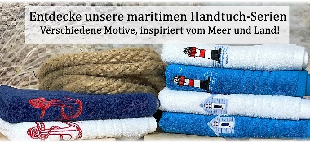 Maritime_Handtuecher_Leuchttuerme_Anker_Strandhaeusschen_Nautic-Home